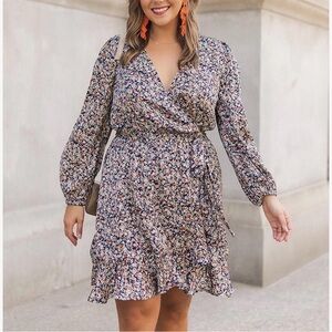 Floral Long Sleeve Dress